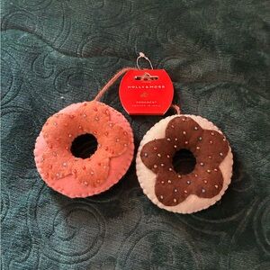 Holly & Moss Donut Ornaments